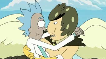 Rick e Birperson em Rick and Morty (Reprodução)