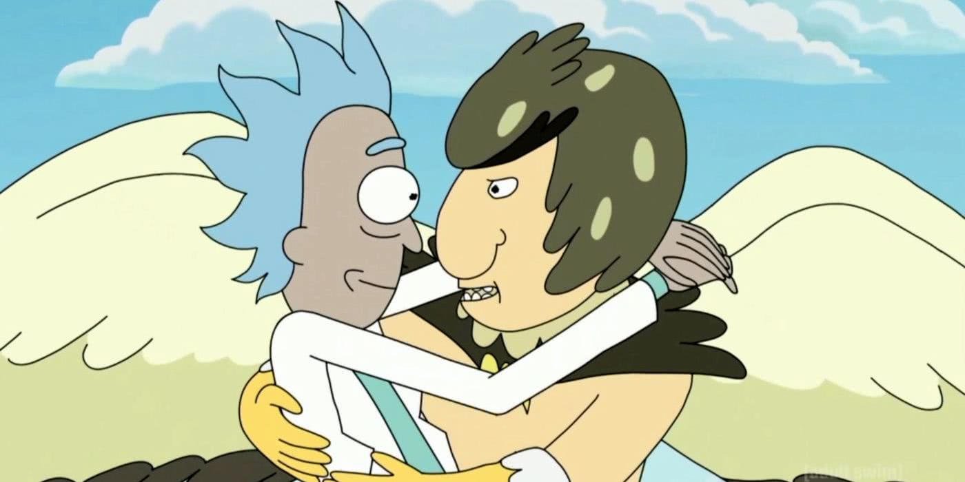 Rick e Birperson em Rick and Morty (Reprodução)