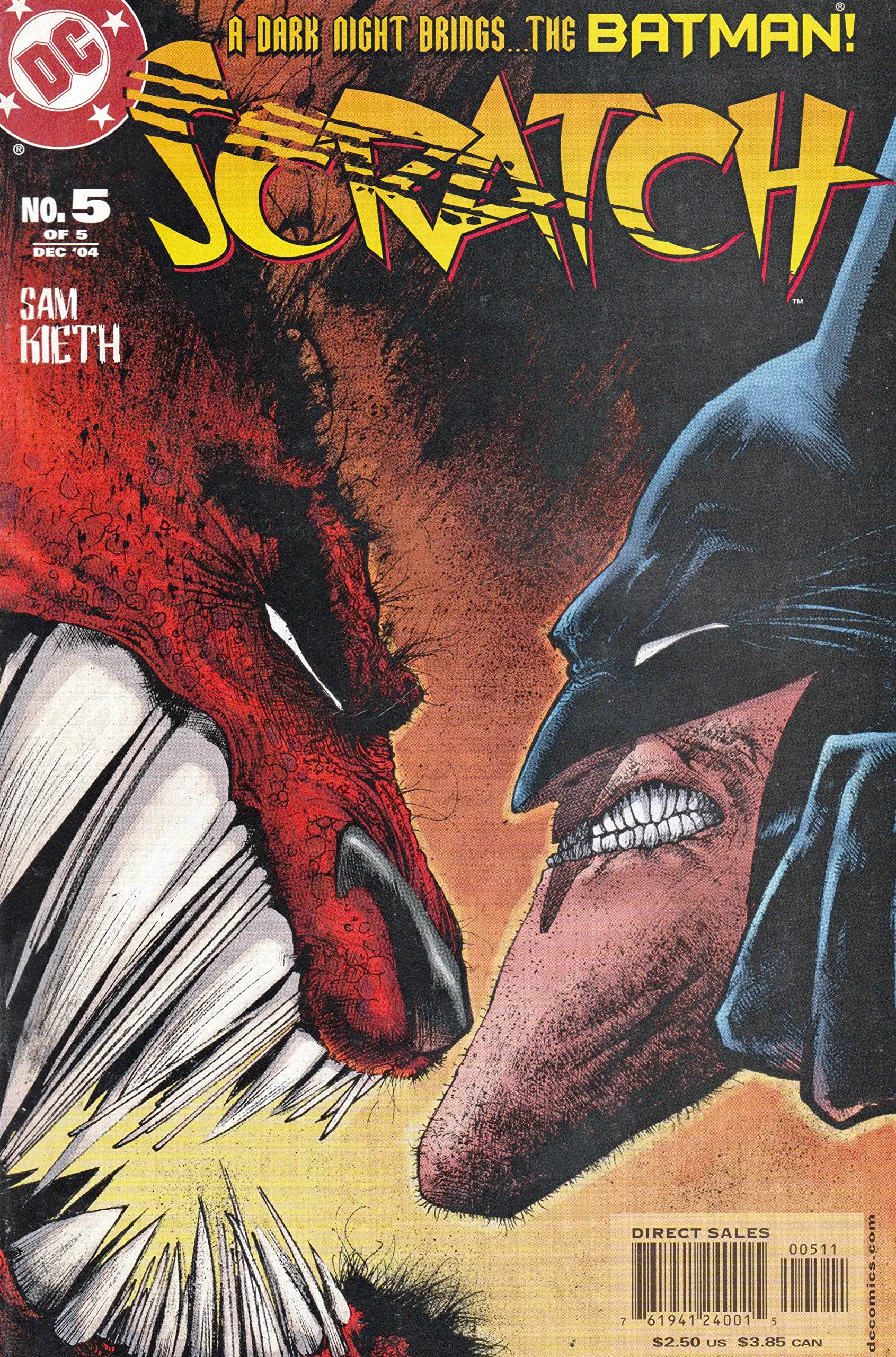 Conheça os lobisomens mais incríveis dos quadrinhos da DC 1 Scratch e Batman nos quadrinhos da DC (Reprodução)