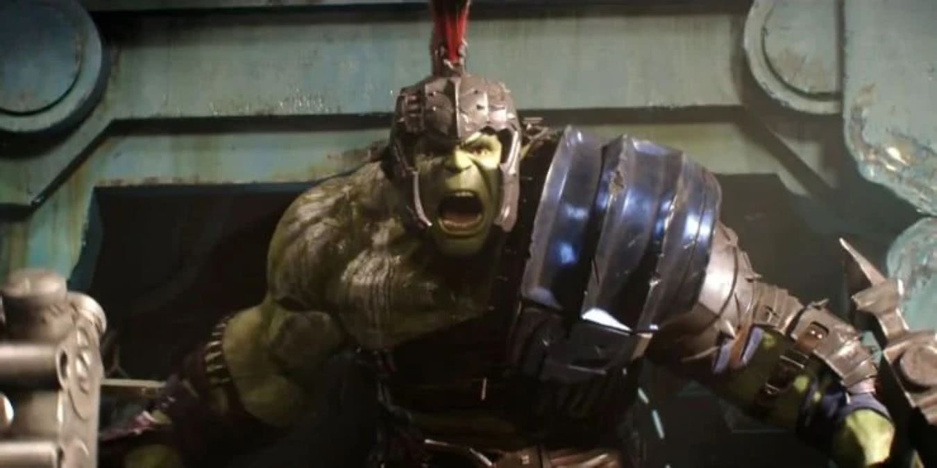 Mark Ruffalo como Hulk em cena de Thor: Ragnarok (Reprodução / Marvel)