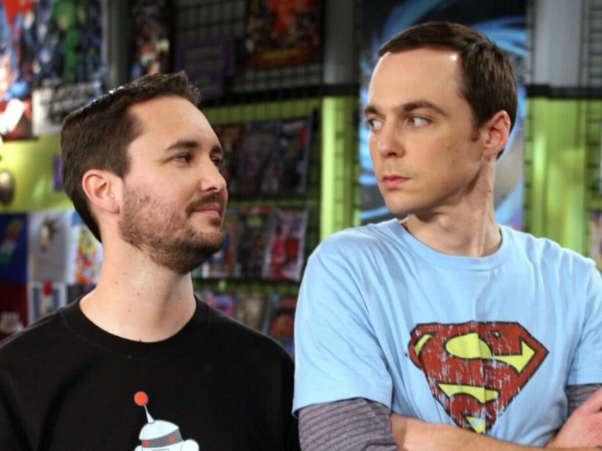 Wil Wheaton e Sheldon (Jim Parsons) em The Big Bang Theory (Reprodução)