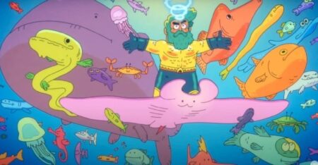 DC FanDome | Aquaman explica seus poderes com uma música Aquaman: King of Atlantis (Reprodução / HBO Max)