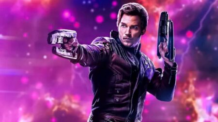 Chris Pratt mostra novo visual para Guardiões da Galáxia Vol. 3 Chris Pratt como Senhor da Estrelas no MCU (Divulgação / Marvel)