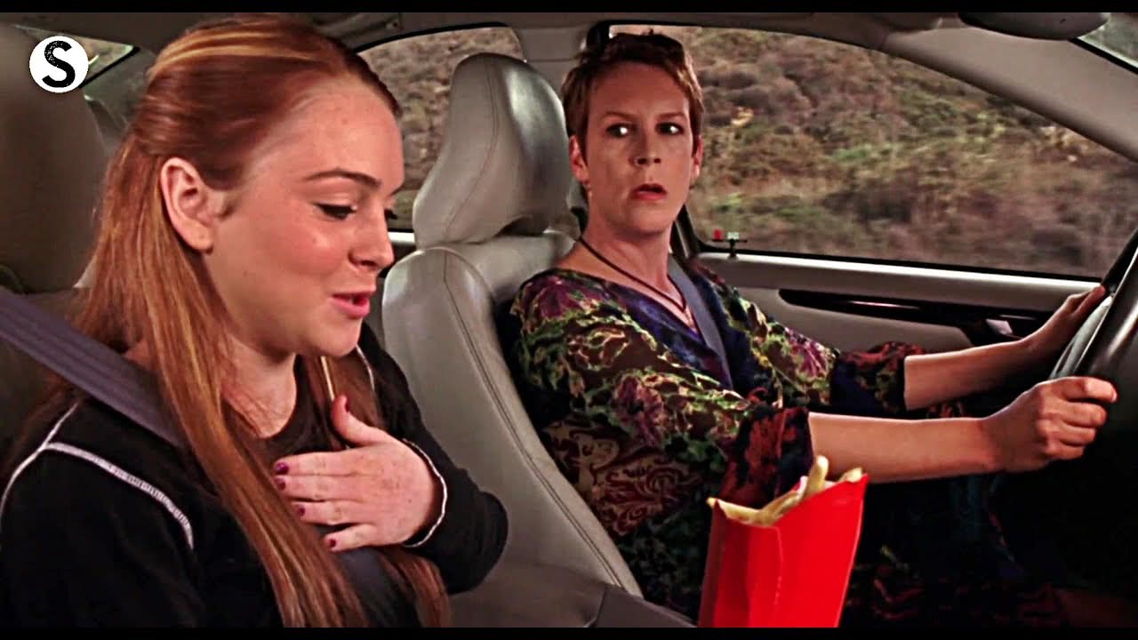 Lindsay Lohan e Jamie Lee Curtis são Tess e Anna Coleman em Sexta-Feira Muito Louca (Reprodução)
