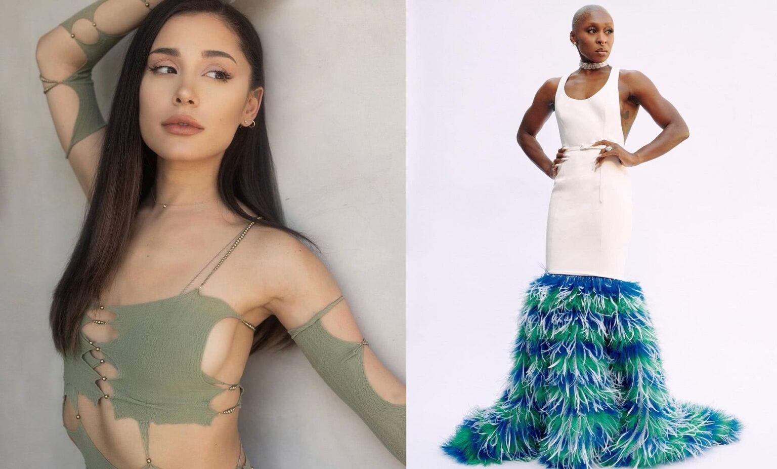 Ariana Grande e Cynthia Erivo estrelam adaptação de Wicked Ariana Grande e Cynthia Erivo serão Glinda e Elphaba em adaptação de musical Wicked para os cinemas (Reprodução/Instagram)