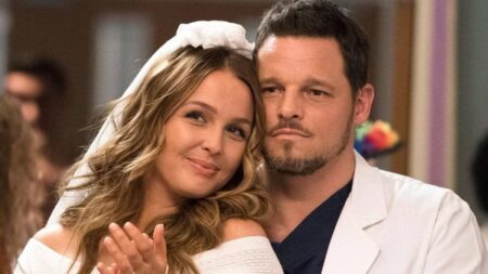 Melhores casais das temporadas 11 a 17 de Grey’s Anatomy Alex Karev e Jo Wilson em Grey's Anatomy (Reprodução)