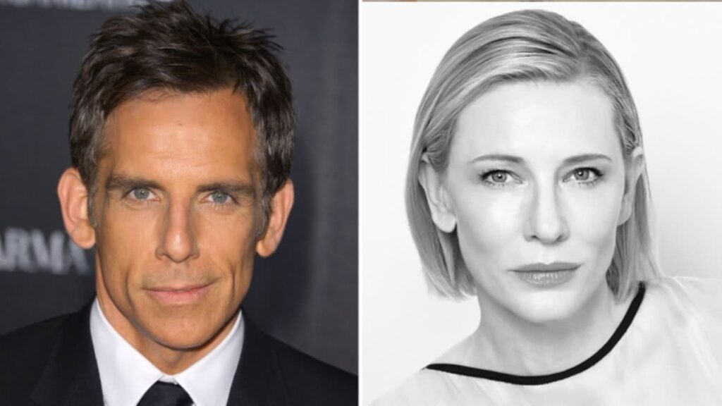 Ben Stiller e Cate Blanchett se unem para transformar série de TV em filme Ben Stiller e Cate Blanchett (Divulgação)