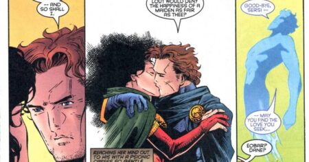 Trágico: como acontece o romance entre Sersi e Cavaleiro Negro nos quadrinhos Cavaleiro Negro e Sersi nos quadrinhos da Marvel Reproducao