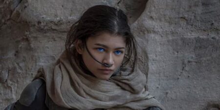 Zendaya será um destaque na sequência de Duna previsto para 2023 Chani (Zendaya) em Dune (Reprodução)