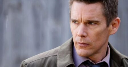 Ethan Hawke admite que revelou os segredos da Marvel para seu filho Ethan Hawke (Reprodução)