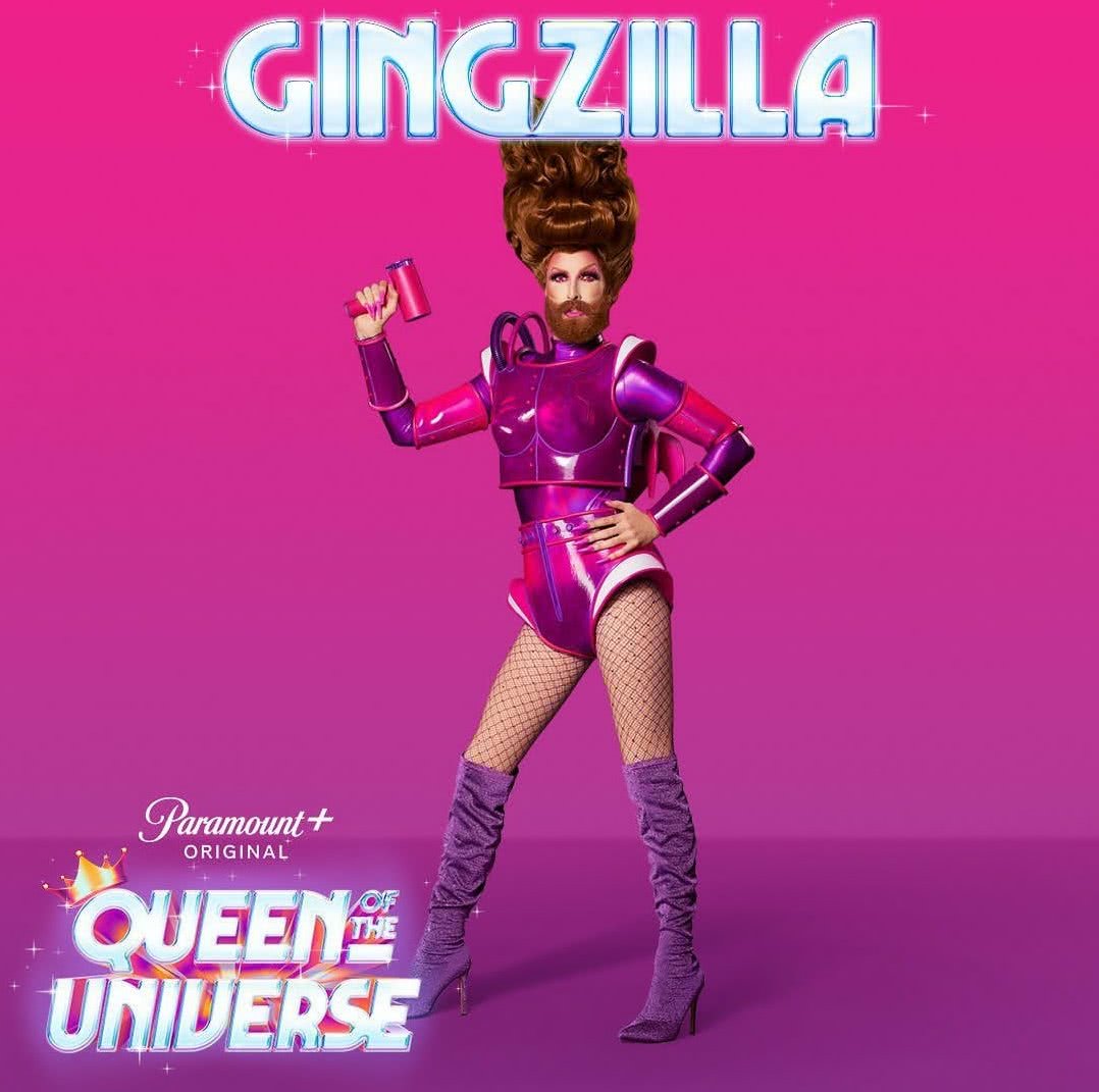 Conheça o cast de Queen of The Universe, competição de drags cantoras 5 Gingzilla (Divulgação/Paramount+)