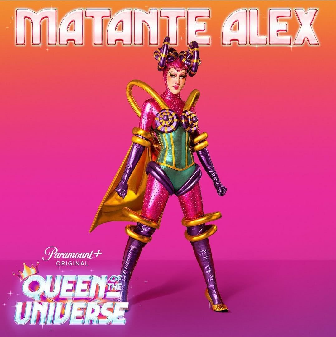 Conheça o cast de Queen of The Universe, competição de drags cantoras 10 Matante Alex (Divulgação/Paramount+)