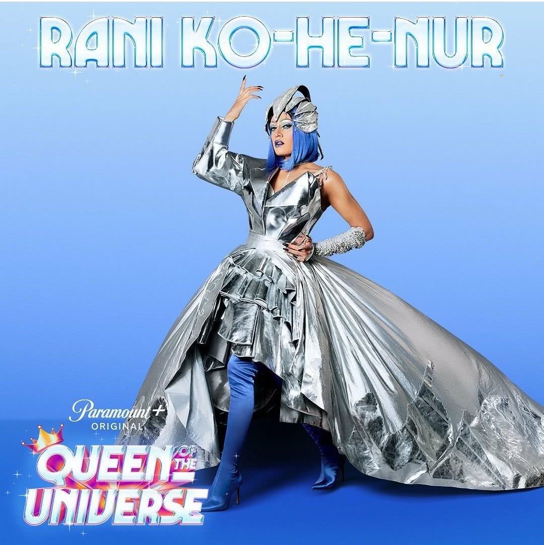 Conheça o cast de Queen of The Universe, competição de drags cantoras 12 Rani Ko-He-Nur (Divulgação/Paramount+)