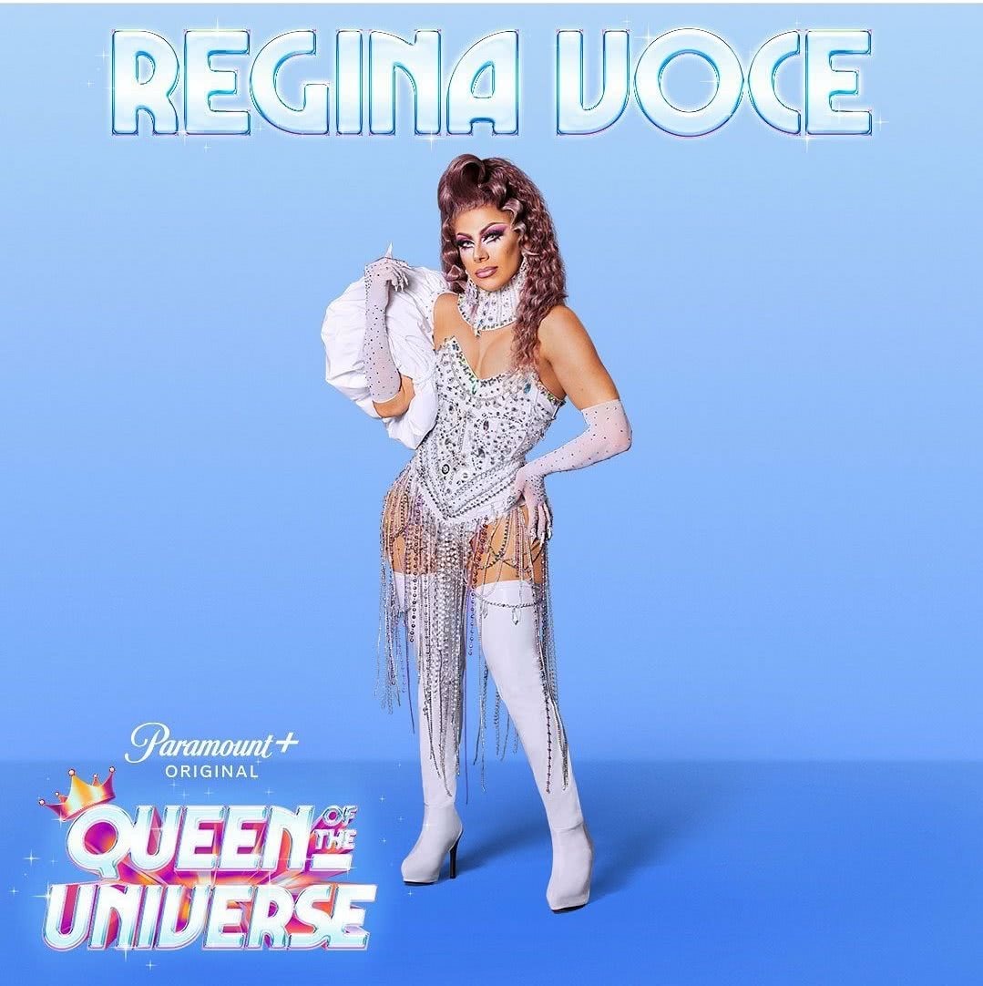 Conheça o cast de Queen of The Universe, competição de drags cantoras 13 Regina Voce (Divulgação/Paramount+)