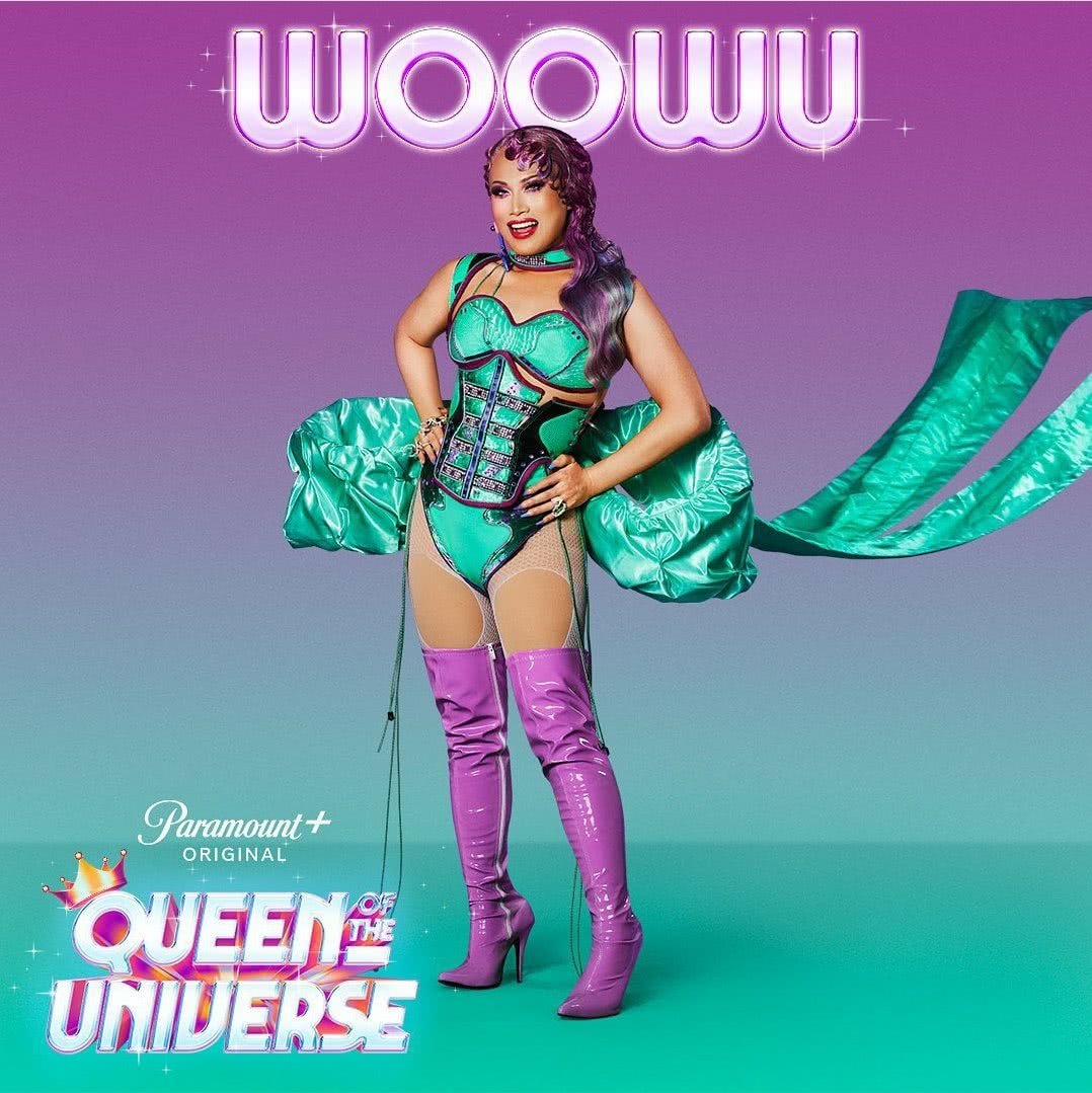 Conheça o cast de Queen of The Universe, competição de drags cantoras 14 Woowu (Divulgação/Paramount+)