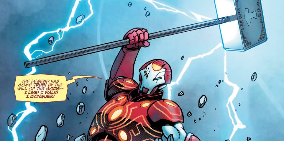 O Thor e o Superman já foram a mesma pessoa; veja variantes do Deus do Trovão 6 Iron-Hammer nos quadrinhos da Marvel (Reprodução)