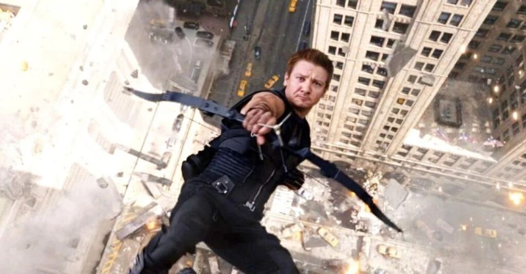Jeremy Renner como Gavião Arqueiro (Reprodução / Marvel)