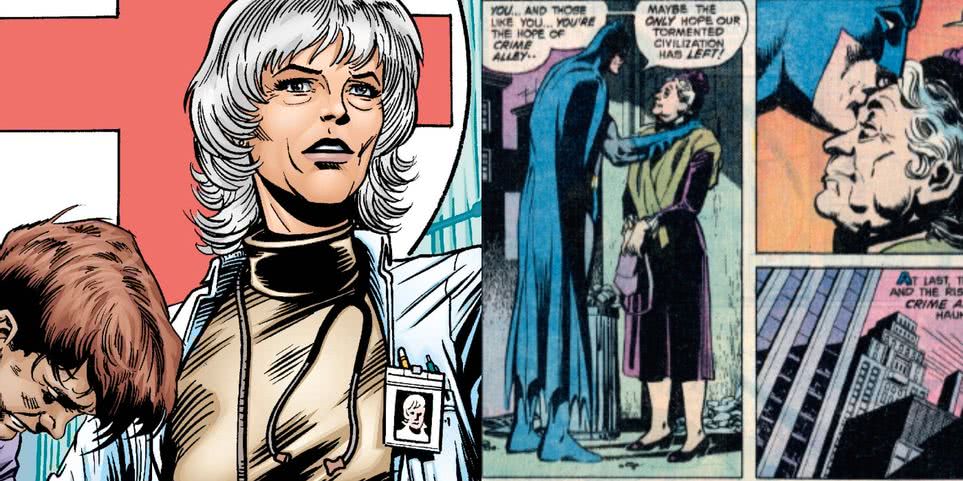 Melhores personagens não-heróis nos quadrinhos do Batman 2 Leslie Thompkins e Batman nos Quadrinhos (Reprodução)