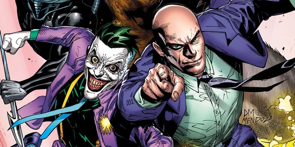 Lex Luthor e o Coringa nos Quadrinhos (Reprodução)