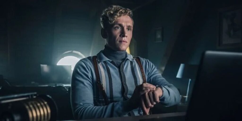 Matthias Schweighöfer como Ludwig Dieter em Exército de Ladrões (Reprodução / Netflix)