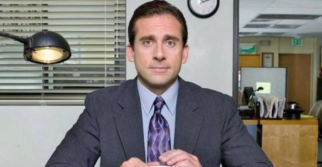 The Office: Ator se esconde de fã que usa roupa da série Steve Carell em The Office (Reprodução)