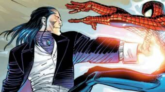Morlun e Homem-Aranha nos quadrinhos da Marvel (Reprodução)