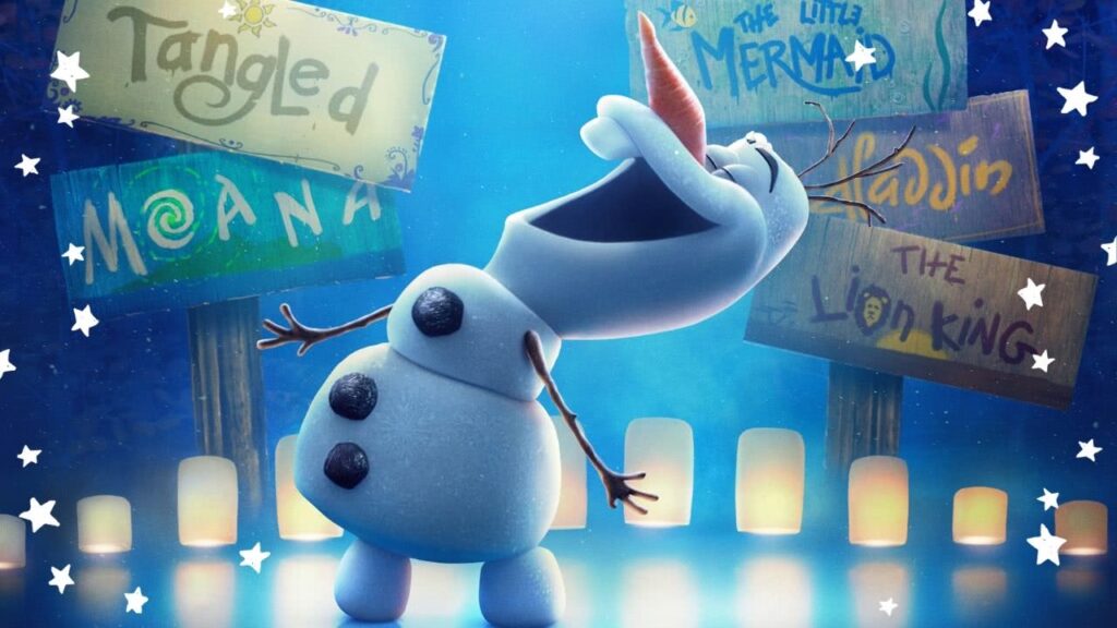 O que você verá na série Olaf Apresenta, disponível no Disney+? Olaf Apresenta (Divulgação Disney+)