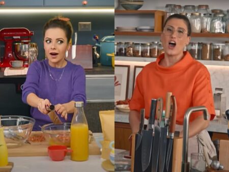 Sandy e Paola Carosella em Sandy+Chef (Reprodução)