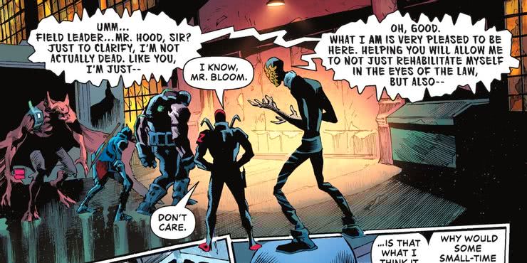 O que significa o reaparecimento do Mr. Bloom nas HQs da DC 2 Task Force Z na DC Comics (Reprodução)