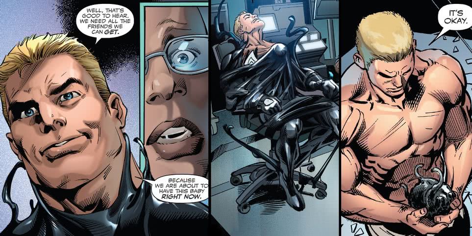 Venom e Eddie Brock nos quadrinhos (Reprodução)
