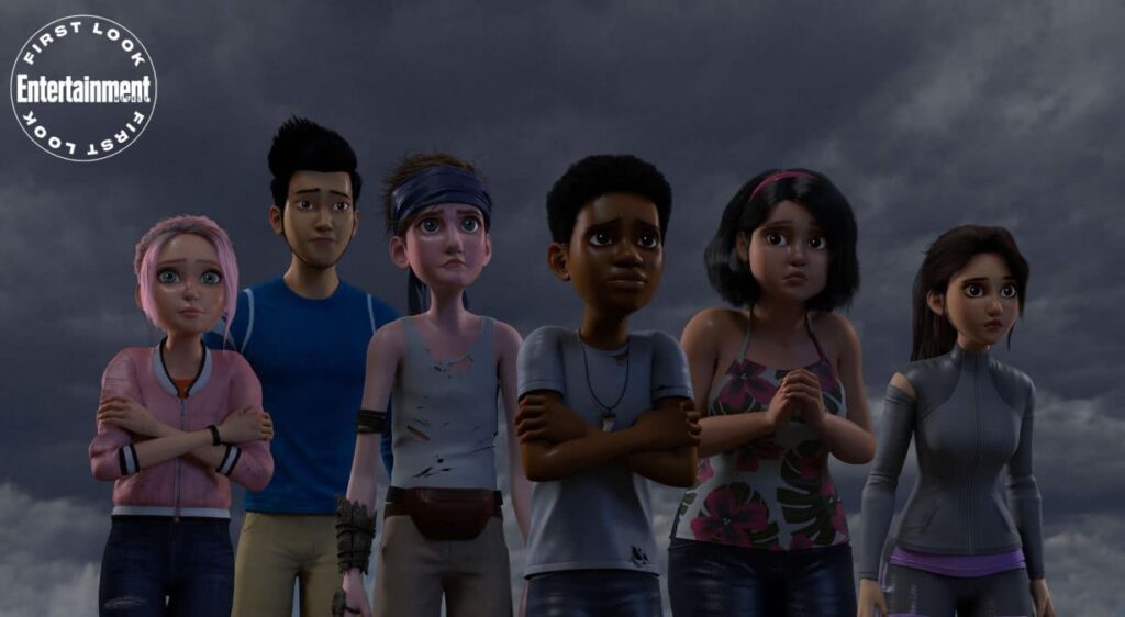 Cena da 4a temporada de Jurassic World: Acampamento Jurássico (Reprodução / Netflix)