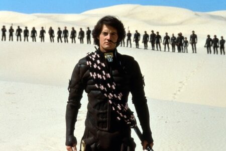 Kyle MacLachlan com Paul Atreides em Duna (Reprodução)