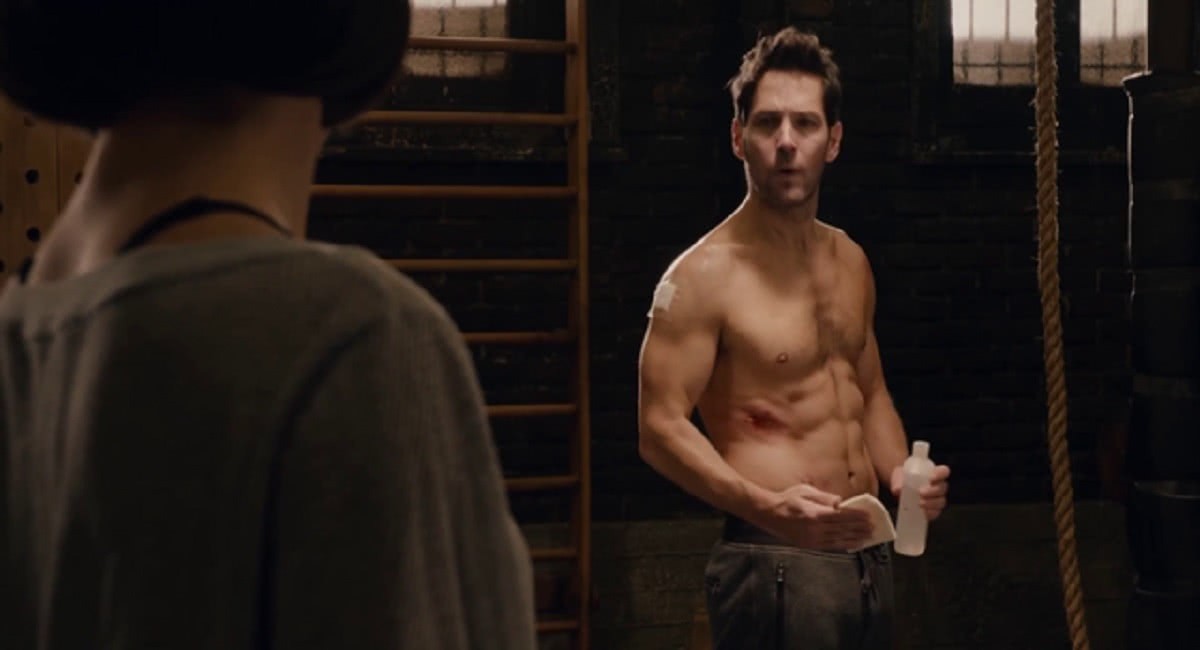 Paul Rudd in a scene from Ant-Man (reproduction)