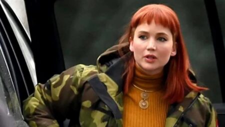 Jennifer Lawrence em Não Olhe Para Cima (Reprodução)