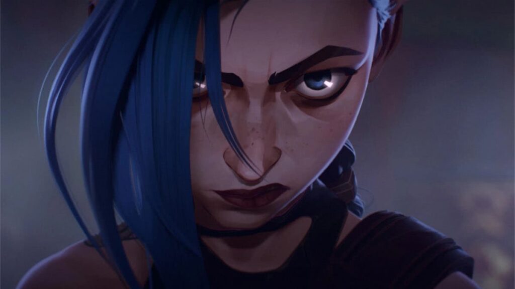 Série Arcane da Netflix mantém média quase perfeita de avaliação Jinx em Arcane (Reprodução / Netflix)