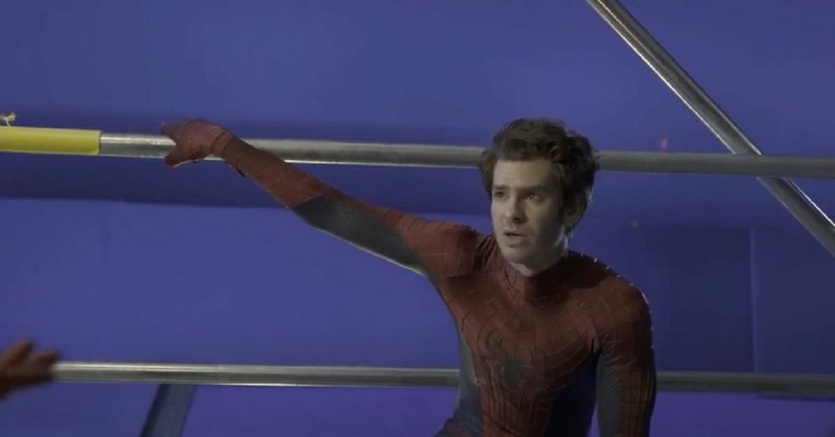 Cena de Andrew Garfield que, segundo fãs, seria de Homem-Aranha: Sem Volta Para Casa (Reprodução)