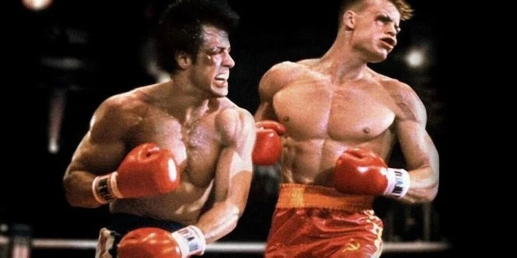 Sylvester Stallone quase morreu durante filmagens de Rocky IV Cena de Rocky IV (Reprodução)