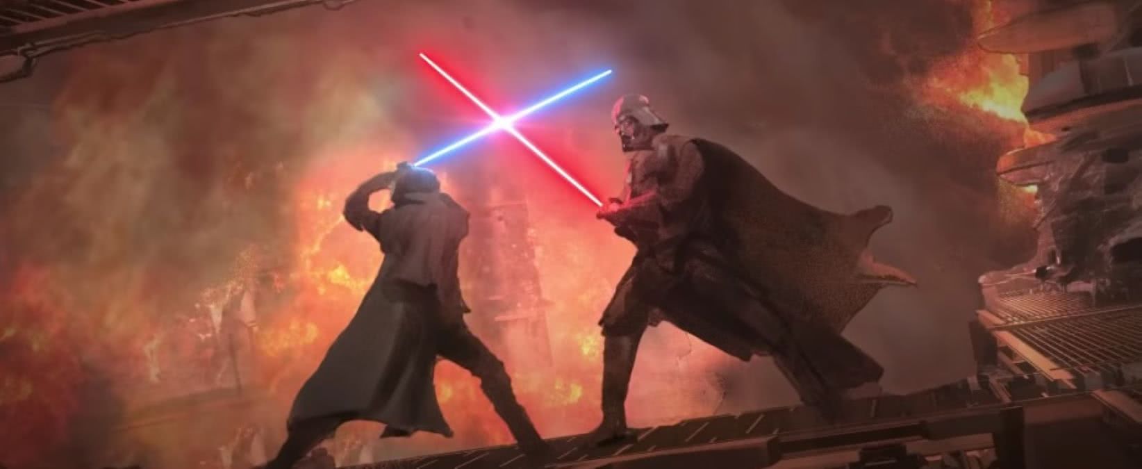 Obi-Wan e Darth Vader na série Obi-Wan Kenobi (Divulgação / LucasFilm)