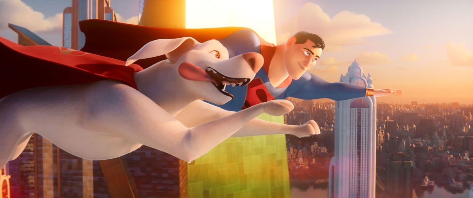 Krypto e Superman em DC League of Super-Pets (Divulgação / DC)
