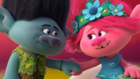Tronco e Poppy em Trolls (Reprodução / Dreamworks)
