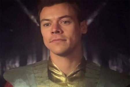 Harry Styles vai voltar a aparecer no MCU, garante executivo Harry Styles em Eternos (Reprodução / Marvel)