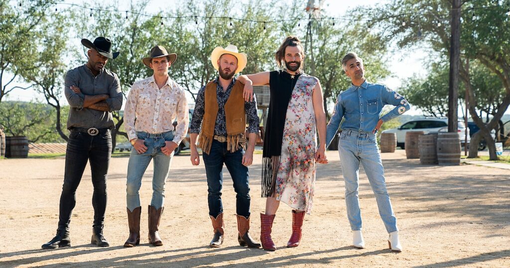 Queer Eye ganha nova temporada para ajudar gente desesperada no Texas Queer Eye (Reprodução/Netflix)