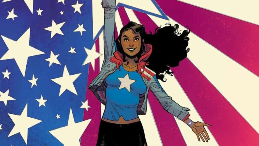 América Chavez | Conheça as relações da Personagem de ‘Doutor Estranho 2’ nos quadrinhos America Chavez ou Miss America nos quadrinhos da Marvel (Reprodução)