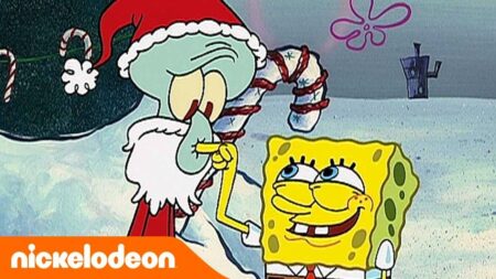 3 episódios de Natal do Bob Esponja para os fãs relembrarem Bob Esponja e Lula Molusco em Bob Esponja Calça Quadrada (Reprodução)