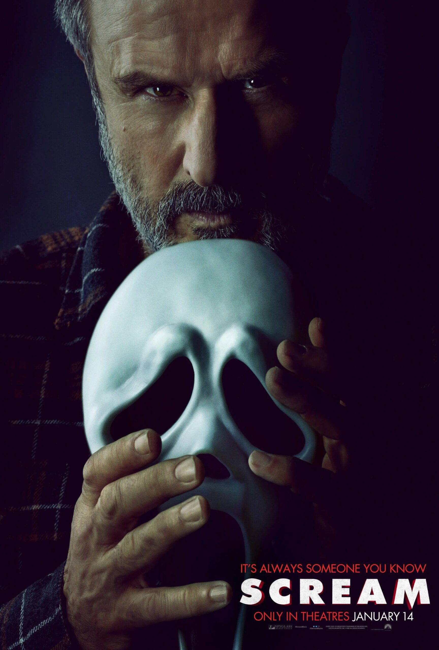 David Arquette em novo poster de Panico Divulgacao scaled 1