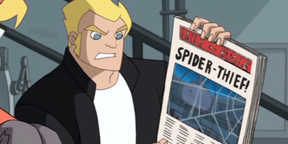 Eddie Brock em O Espetacular Homem Aranha Reproducao