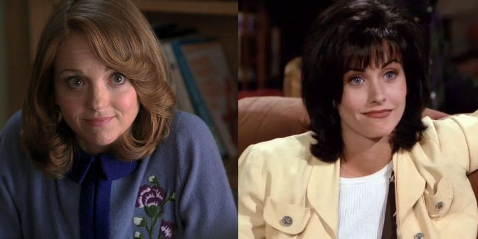 Glee e Friends | Quem seria quem em um crossover 2 Emma em Glee e Monica em Friends Montagem Reproducao