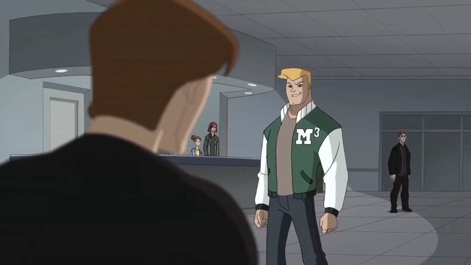 Flash Thompson em O Espetacular Homem Aranha Reproducao