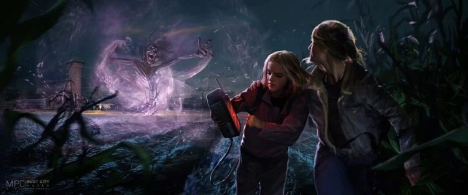 Arte conceitual de Gozer em Ghosthbusters: Mais Além (Divulgação)