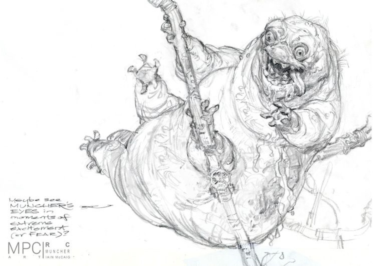 Arte conceitual do Muncher em Ghostbusters: Mais Além (Divulgação)